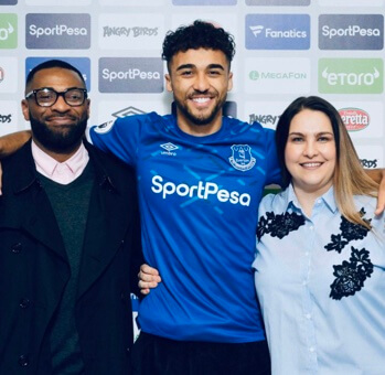 Parents of Dominic Calvert-Lewin.